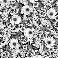 Cricut® Infusible Ink™ Transfer Sheet Patterns, Black Botanicals