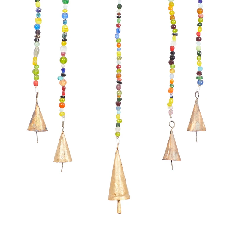 29" Gold Metal Tree Eclectic Windchime