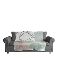 Chic Urban Abstract II 50" x 60" Coral Fleece Blanket