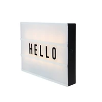 12" Battery Operated LED Light Box with Letters & Numbers