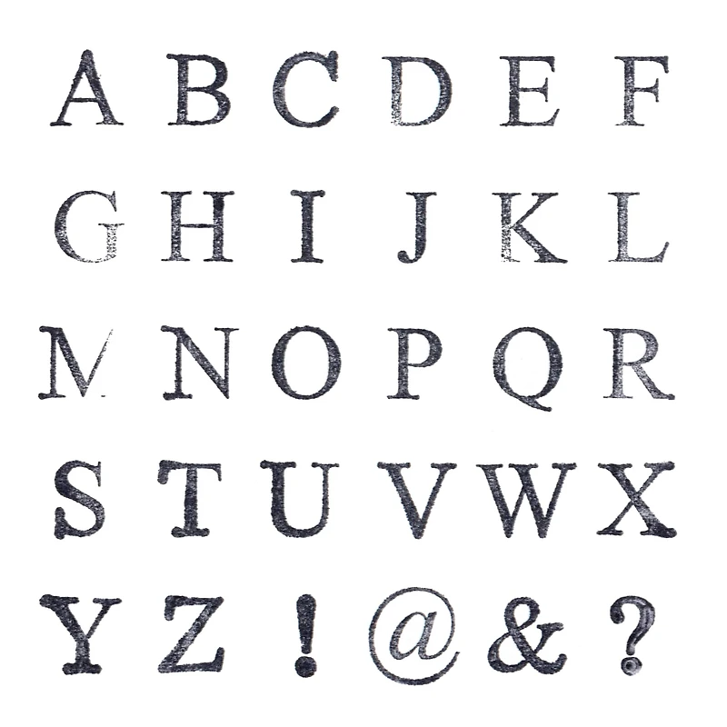 Medium Uppercase Alphabet Wood Stamps by Recollections™