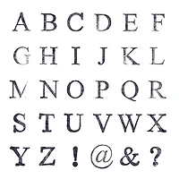 Medium Uppercase Alphabet Wood Stamps by Recollections™