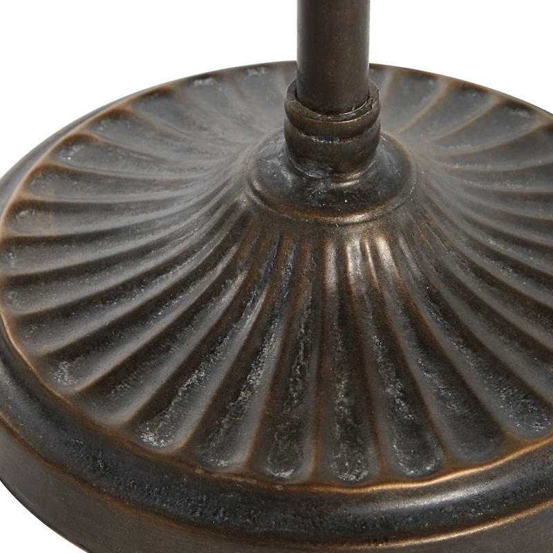 Bronze Iron Modern Candle Holder Lantern, 66" x 16" x 11"