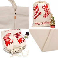 Personality Case™ 19" x 26" Stocking Stuffers Merry Christmas Cotton Sack