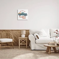 Stupell Industries Seasonal Meet Me Pumpkin Patch Canvas Wall Art