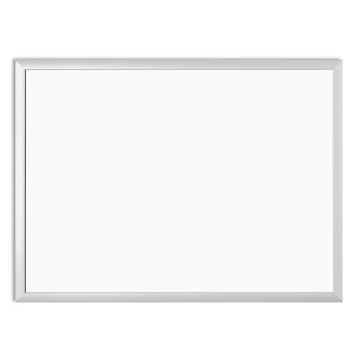 U Brands Silver Aluminum 24" x 18" Framed Melamine Dry Erase Board