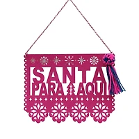 Santa Para Aqui Wall Sign by Ashland