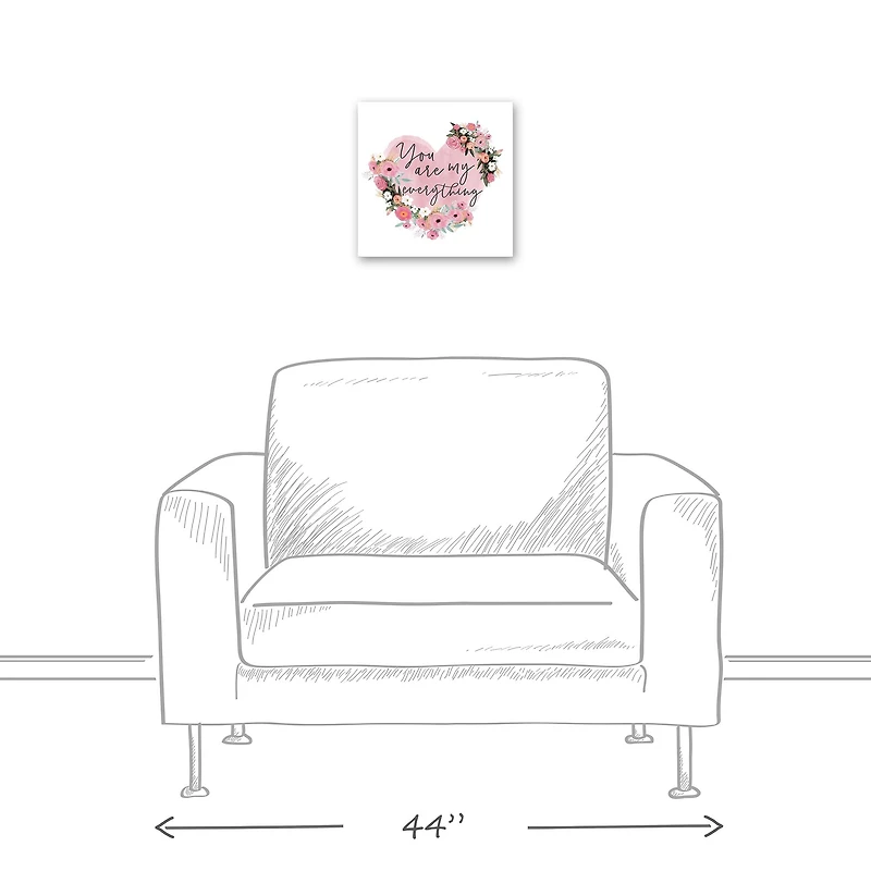 You Are My Everything Canvas Wall Art
