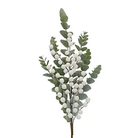 31" Iced Eucalyptus & White Berry Stem by Ashland®