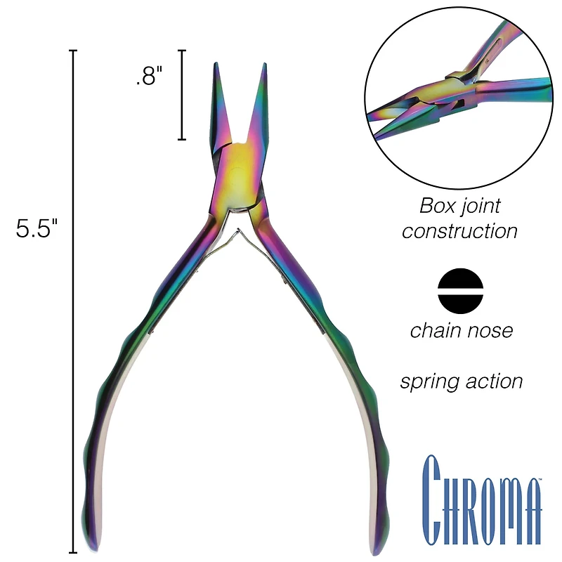 The Beadsmith® Chroma Series Chain Nose Plier