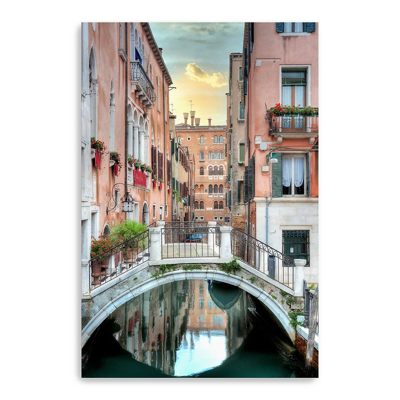 Lumaprints Venetian Canale No.20 Canvas Wall Art