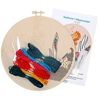 Leisure Arts® Intermediate Seahorse Wood Stitchery Kit