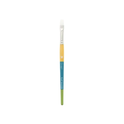 Princeton™ Snap!™ Series 9850 White Taklon Short Handle Flat Shader Brush