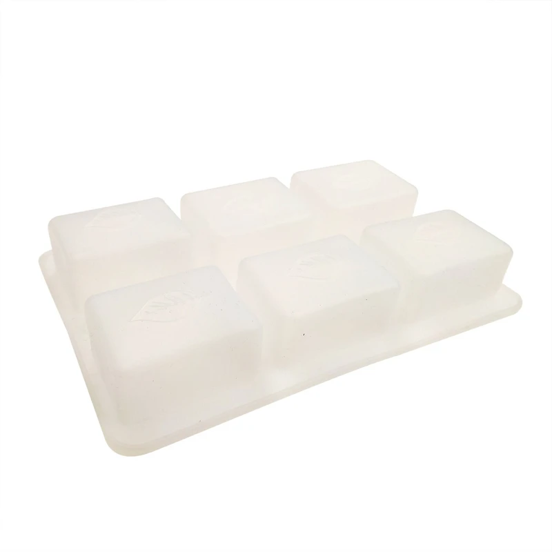 Leaf Pattern Silicone Square Soap Mold by Make Market®