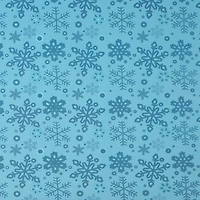 Foil Snowflakes Premium Gift Wrap by Celebrate It