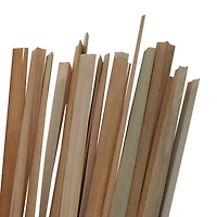 3.5ft. Natural Light Brown Dried Plant Foliage with Slender Stems