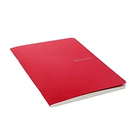 Fabriano® EcoQua Raspberry Staple-Bound Blank Notebook, A5