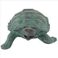 Design Toscano 12" Traipsing Turtle Bronze Garden Statue