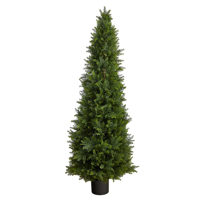5.5ft. Potted Cypress Cone Topiary Tree