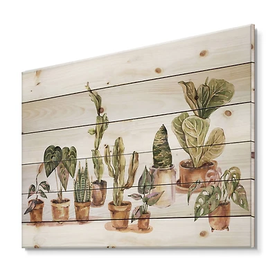 Designart - Indoor House Plants Urban Jungle I