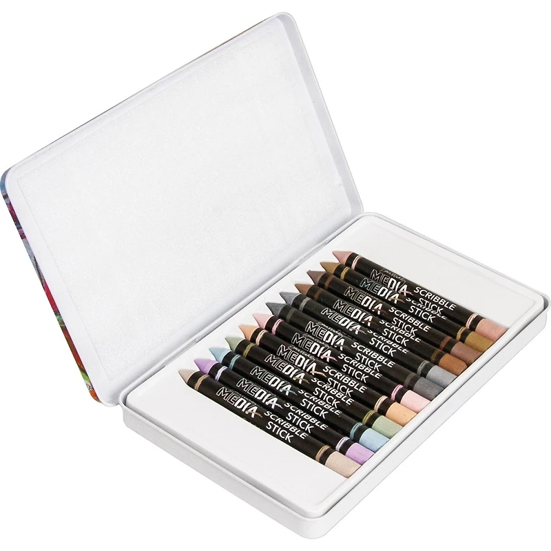 Dina Wakley Media Scribble Sticks #3, 12ct.