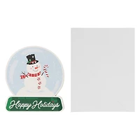 Flocked Snow Globe Card & Envelope Set by Recollections™