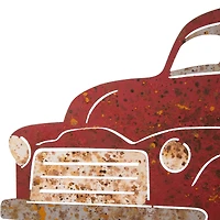Glitzhome® Metal Rusty Truck Décor Sign