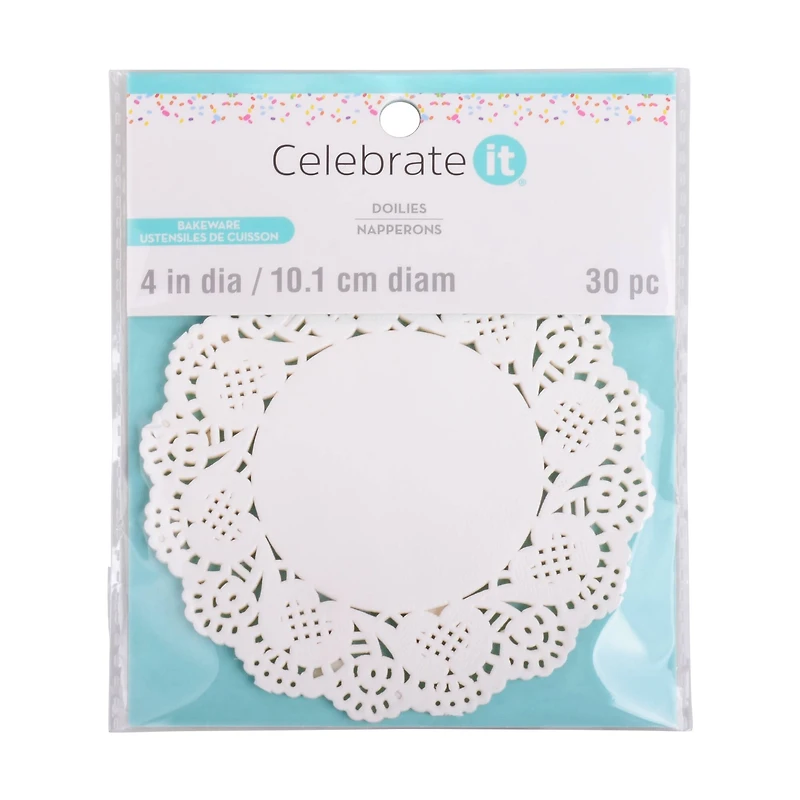 12 Packs: 30 ct. (360 total) 4" Paper Doilies by Celebrate It®