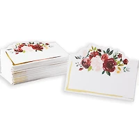 Kate Aspen® Burgundy Blush Tent Place Cards, 50ct.