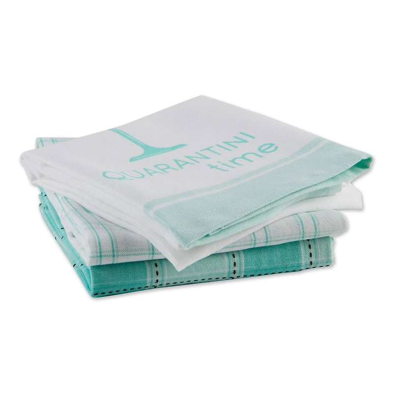DII® Quarantini Time Dish Towels, 3ct.