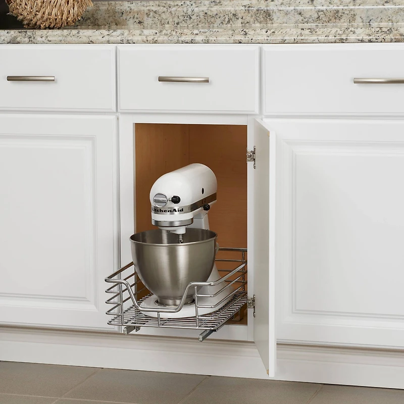 Household Essentials Glidez Chrome Cabinet Organizer