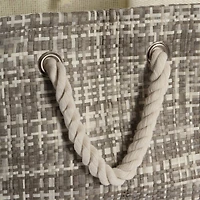 DII® Medium Gray Tweed Rectangular Paper Bin