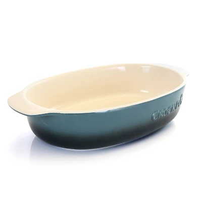 Crock-Pot 2.5qt. Blue Stoneware Bake Pan