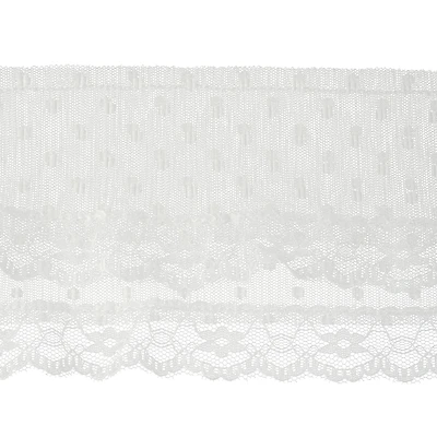 4.5" White Floral Lace Trim by Celebrate It®