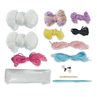 6 Pack: Intermediate Unicorn Amigurumi Crochet Kit by Loops & Threads®