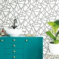 RoomMates Fracture Peel & Stick Wallpaper