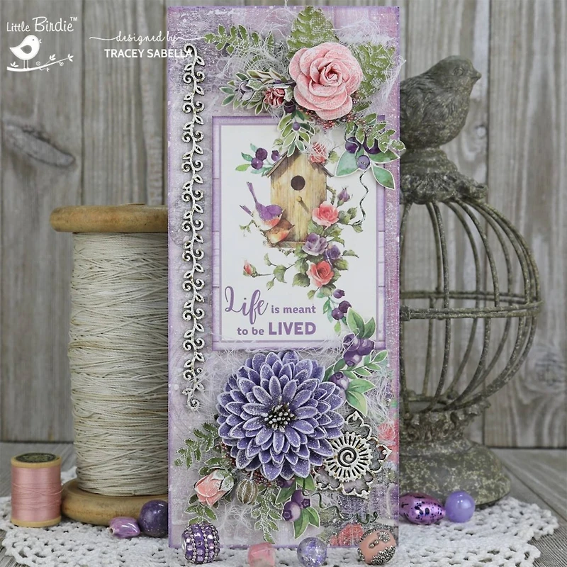 Little Birdie Birds & Berries Cardstock Pack, 12" x 12"