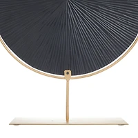 CosmoLiving by Cosmopolitan Black Iron Contemporary Sculpture, 23" x 18" x 4"