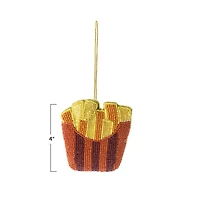 Hello Honey® 4" Embellished French Fry Cotton Ornament