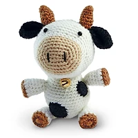 6 Pack: Intermediate Cow Amigurumi Crochet Kit by Loops & Threads®