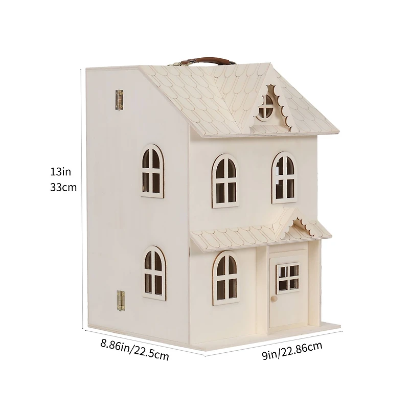 13" Wood 2-Story Dollhouse by Make Market®