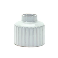 Ribbed Porcelain Vase Set