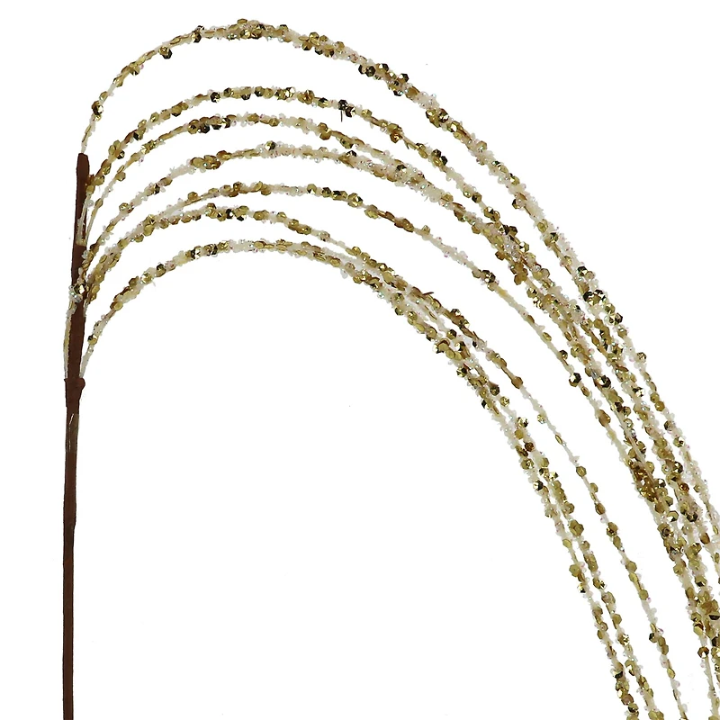 36" Hanging Champagne Sparkle Spray by Ashland®