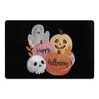 Happy Halloween Whispy Ghost Floor Mat