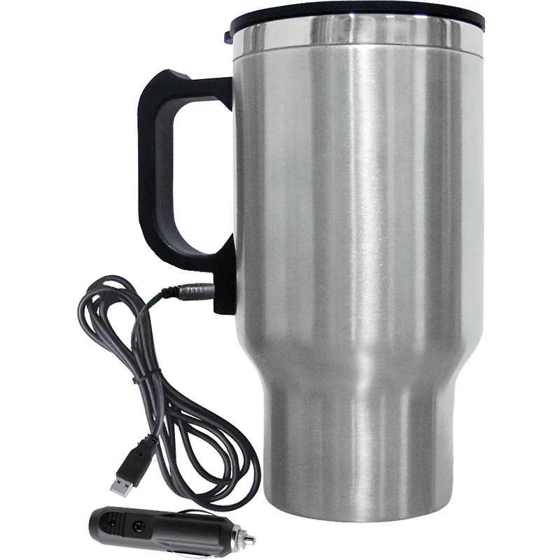 Brentwood 16oz. Stainless Steel Heated Travel Mug