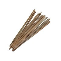 3.5ft. Natural Light Brown Dried Plant Foliage with Slender Stems