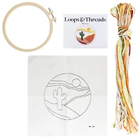 Desert Cactus Punch Needle Kit by Loops & Threads®