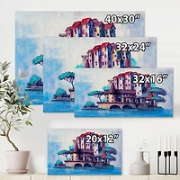 Designart - Skypscrapers By The Bridge In Ancient City