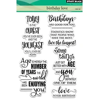 Penny Black Birthday Love Clear Stamps
