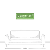 Imagination Avenue 36" x 12" Canvas Wall Art